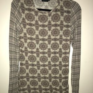 BCBG MAXAZRIA Long Sleeve Shirt Size Large